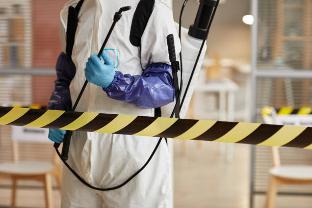 Professional Sewage Cleanup technician working in Vienna, NJ